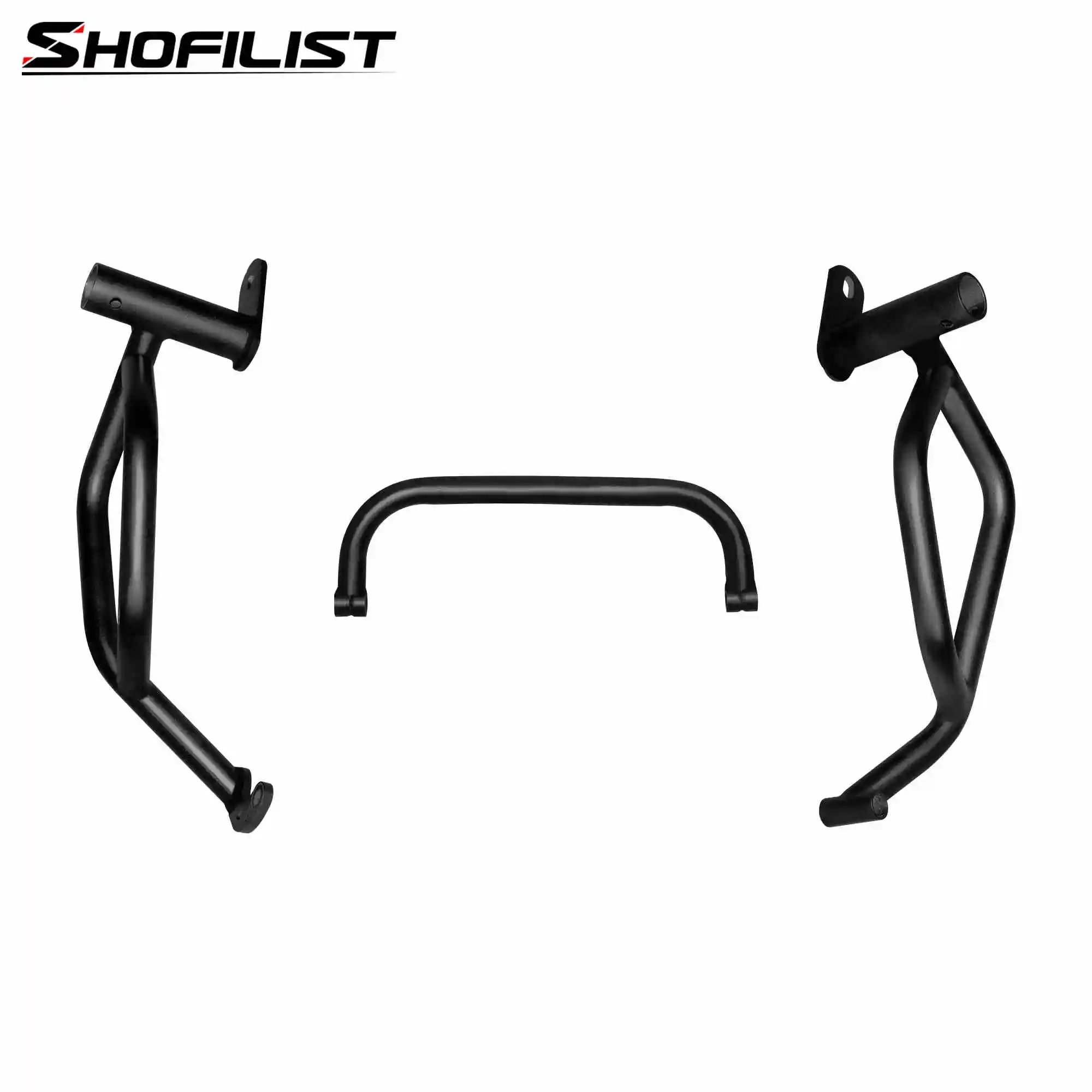 Motorcycle Wuji 350AC Modified Bumper High Carbon Steel Retro Protective Bar Spring Anti Drop Bar Body Protection Frame 350AC