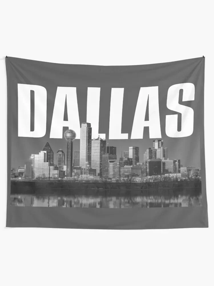 Dallas Cityscape Tapestry Room Decor Aesthetic Home Decor Tapestry