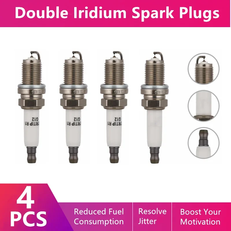 Double Iridium Spark Plug C-02 For Skoda Yeti Speedi Wild Emperor Auto Parts Pfr7s8eg