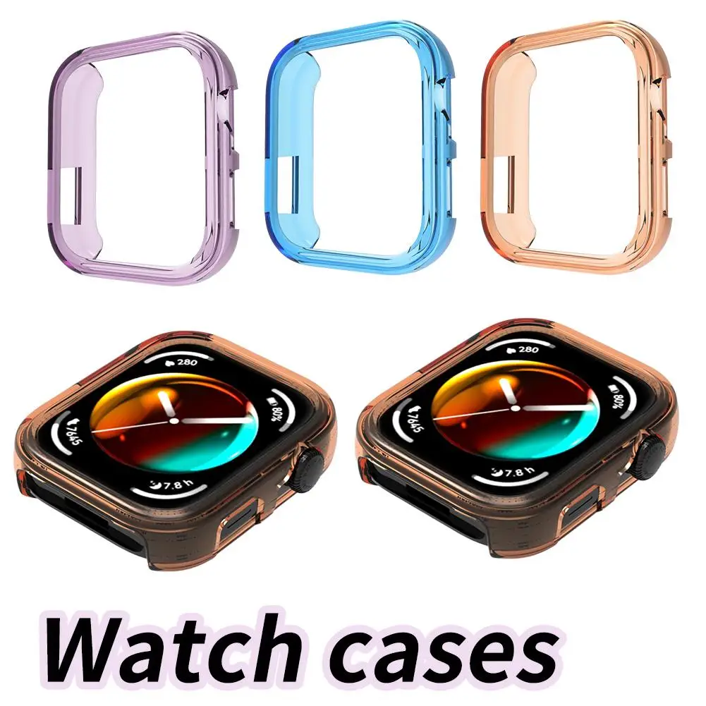 Soft TPU Case For Huawei Watch Fit 3 Super Strong Protection Dust Proof Precise Lines Fine Production Simple Installation M3U7