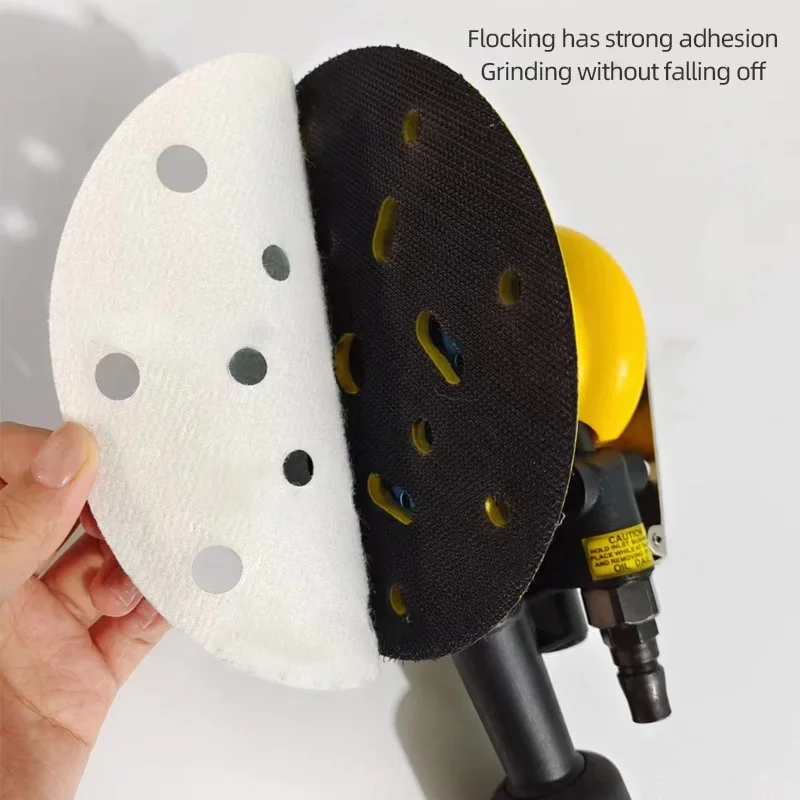 6 Inch 150MM 17 Holes 80-400 Grits Hook and Loop Aluminum Oxide Wet&Dry Sandpaper Sanding Disc for Car Wood Auto Paint