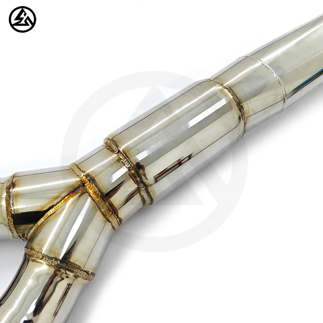 CSZ Stainless Steel Exhaust Midpipe for BMW X3M X4M F97 F98 3.0 Exhaust Pipe with Resonator