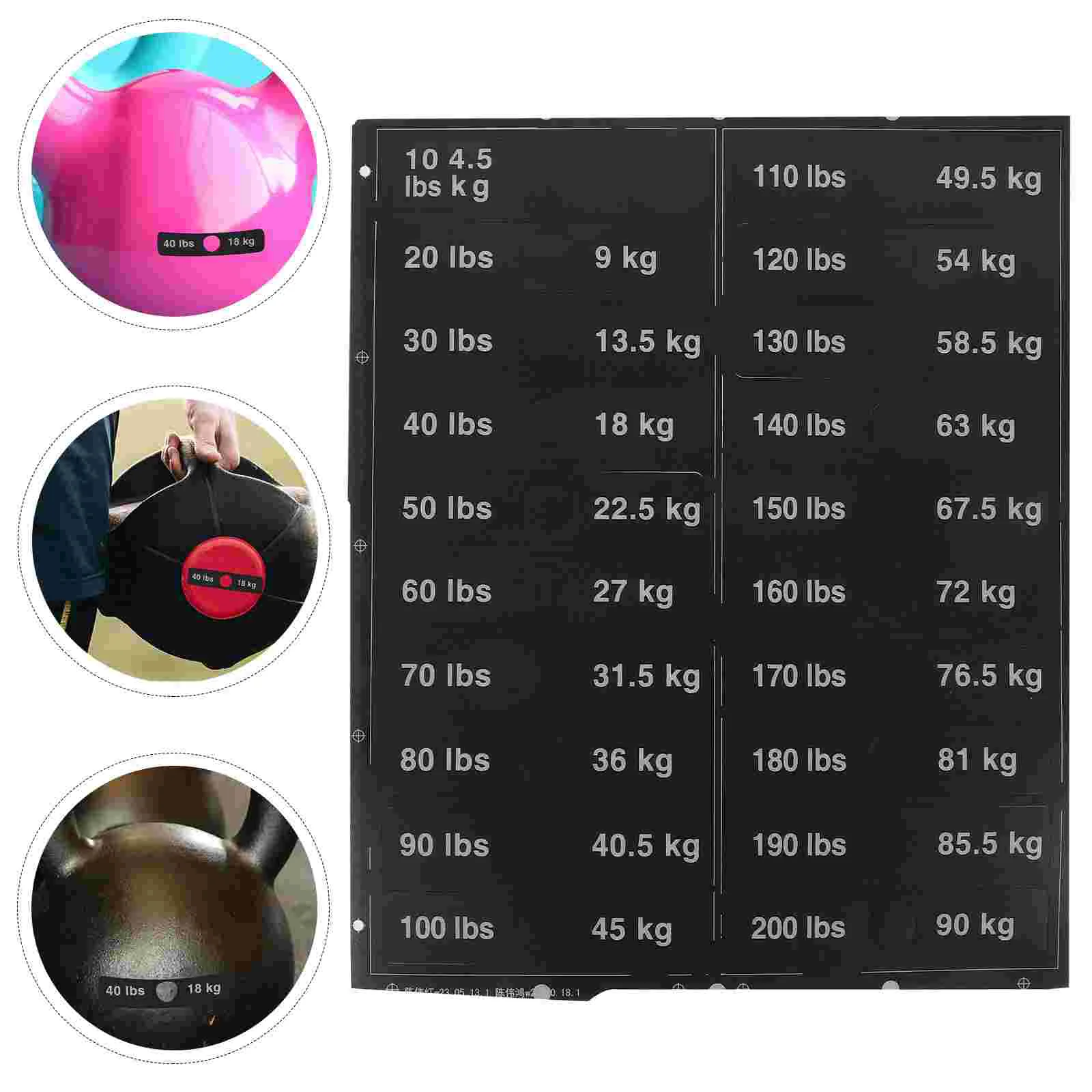 

Weight Label Extender Large Stickers Gym Machine Labels Equipment Tags Accessories Adjustable