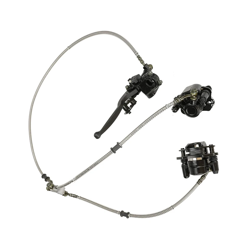 Conjunto de freno delantero delantero con dos bombas de freno de disco para 150cc-250cc GO-kart ATV Quad ATV Accesorios