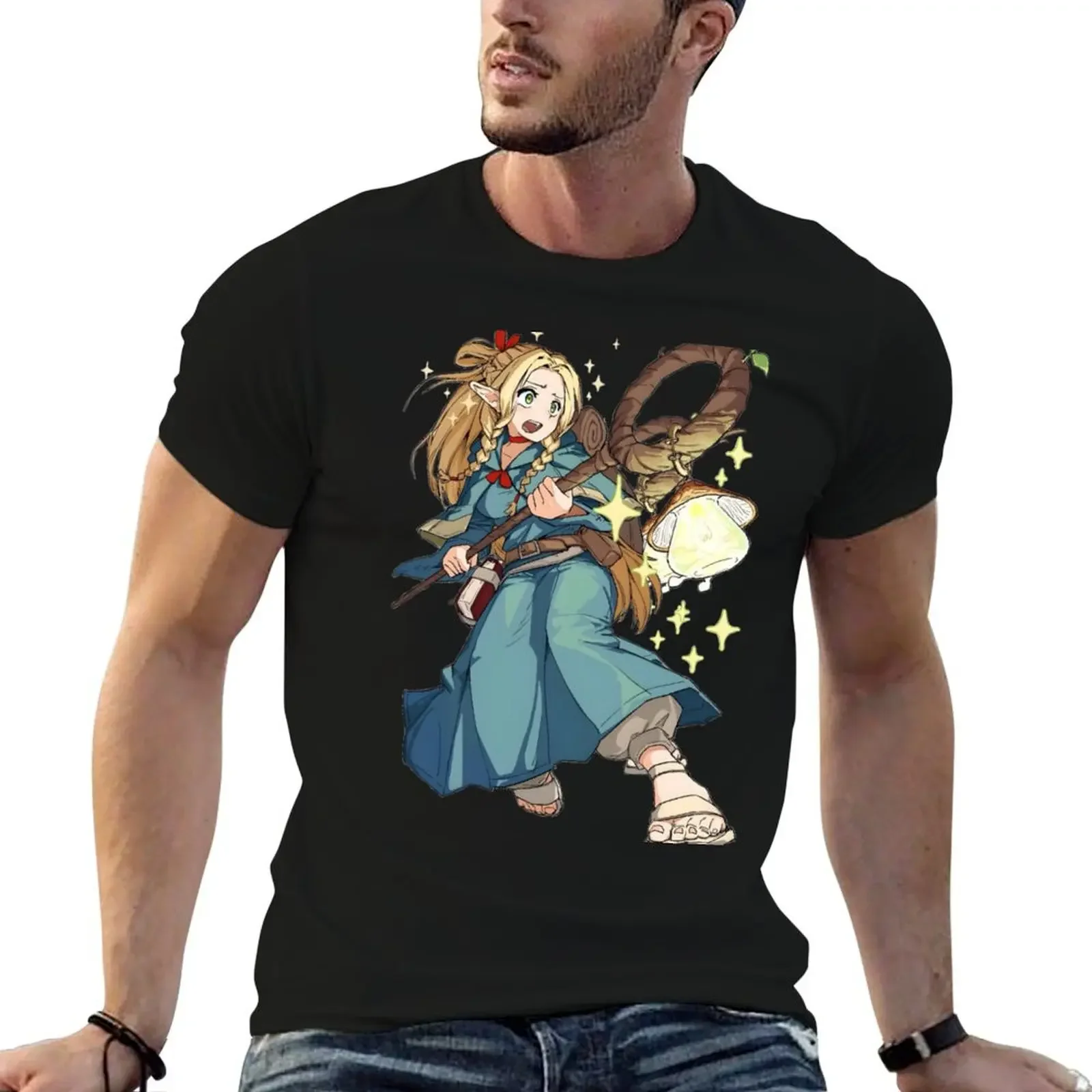 Dungeon Meshi Senshi T-Shirt topping customs t shirts for men pack