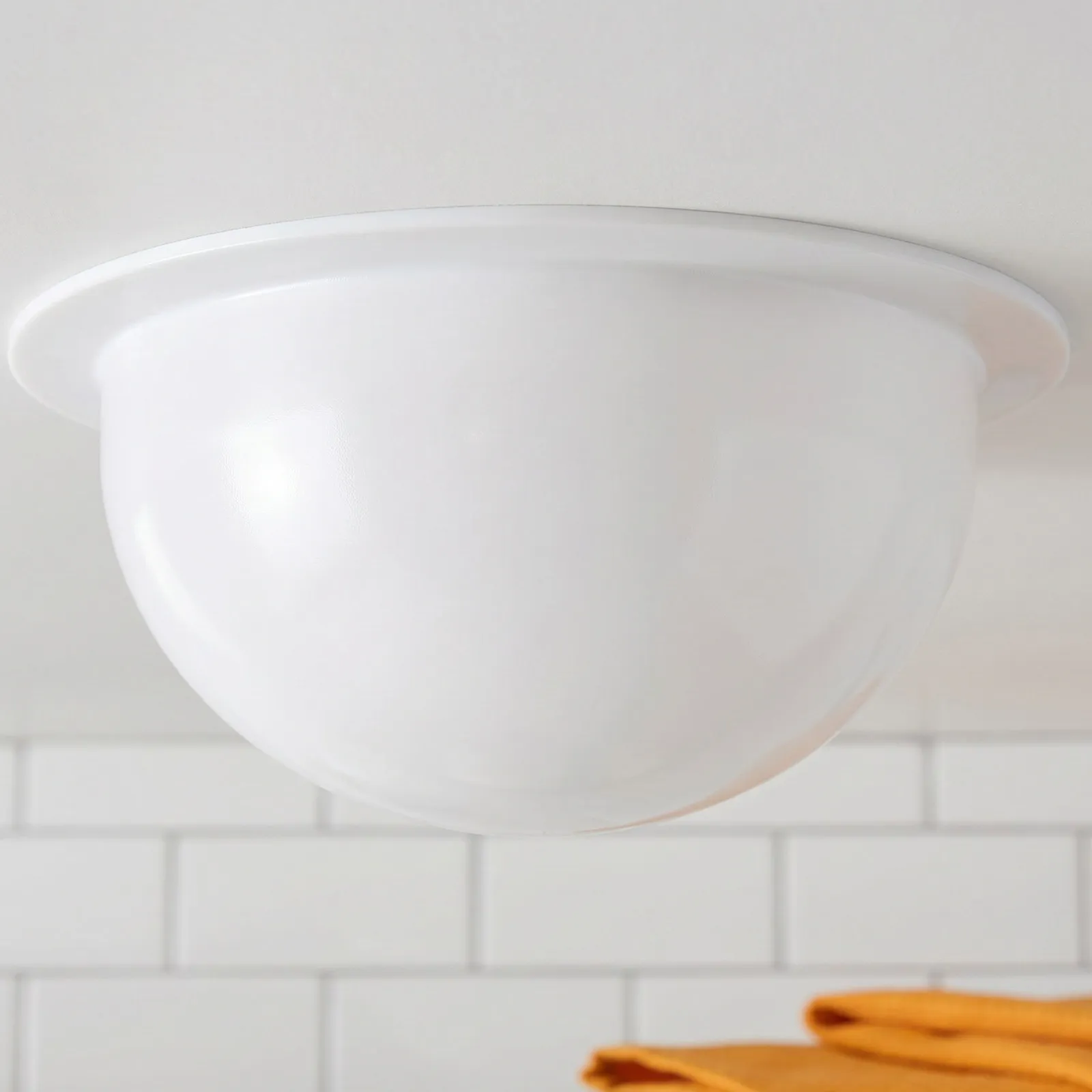 Ceiling Light Shade White Acrylic Dome Half-Sphere 100Mm Replacement Globe Flush Mount Fixture Cover Acrylic Ceiling Lamp Cover