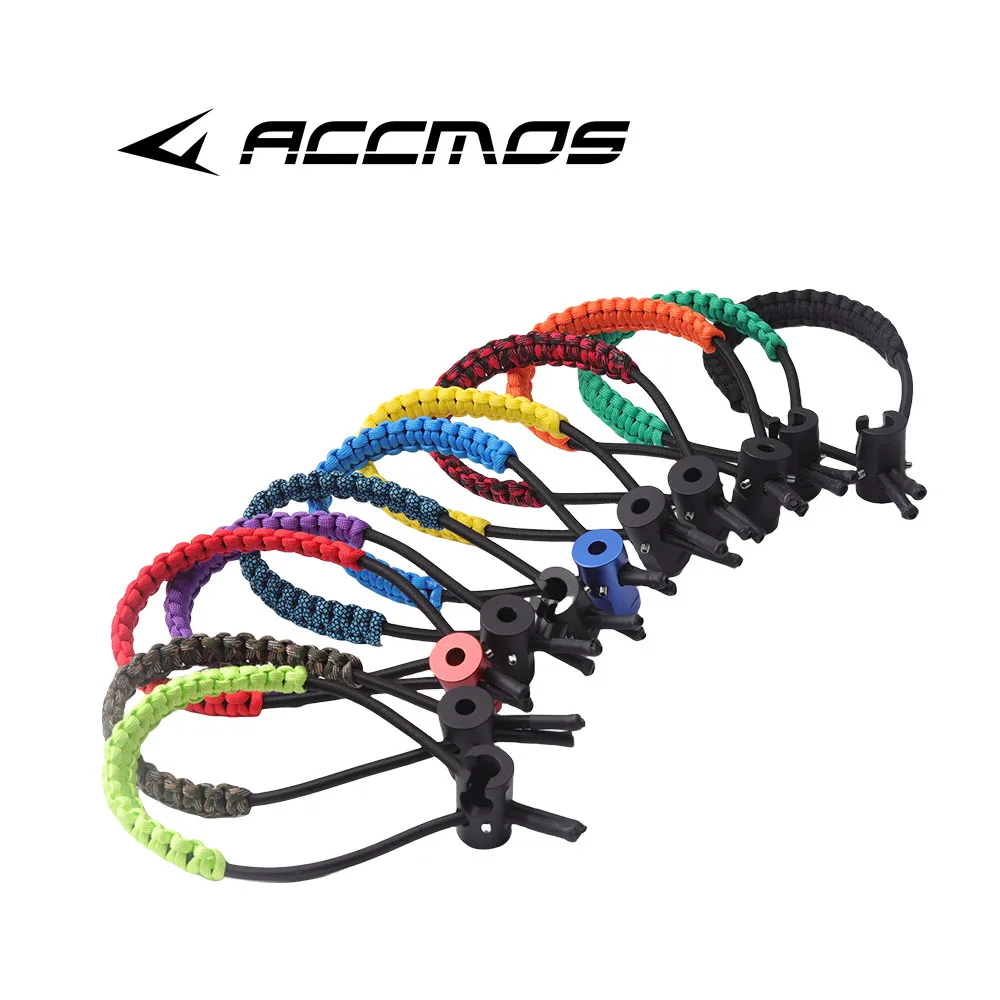 Archery Finger Guard BowSling Disassembled Adjustable for Recurve Bow Detachable Wrist Rope Compound Bow Protection Accessory