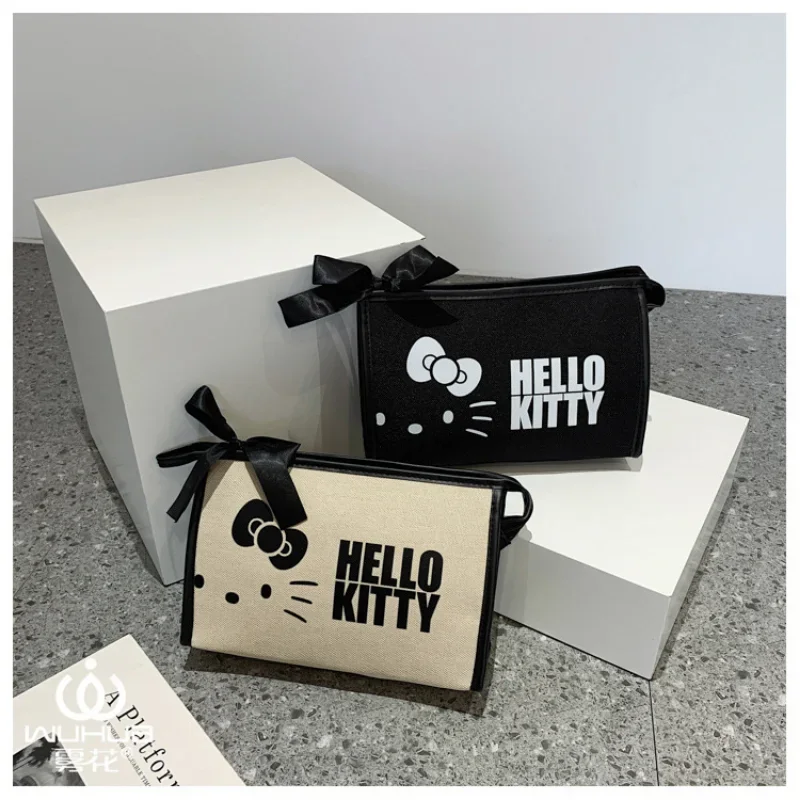 Hello Kitty Purses and Handbags Genuine Sanrio Shoulder Bags Portable High-capacity Tote Bag Shopping Cases Mummy Box Hand Bags