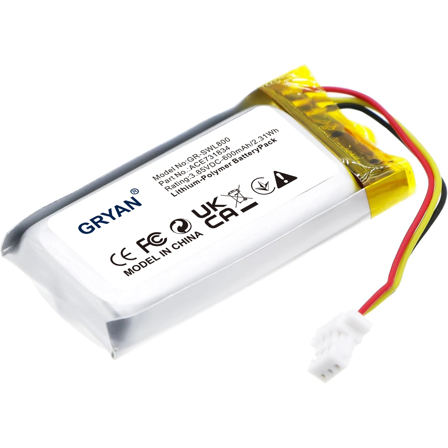 600mAh 731834 ZeniPower 1240 Z52H 3.85V Battery for Sony LinkBuds S WFLS900N/B Truly Wireless Earbud Headphones Batteria+Gift