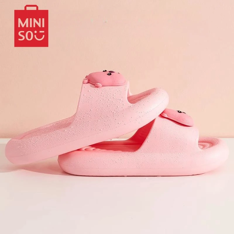 

MINISO Loopy серия женские домашние тапочки Мультяшные периферические для ванной водонепроницаемые мягкие туфли дезодорирующие для подруг праздничный подарок