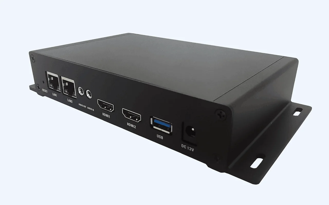 HX4060 32 Ip Streams Input H.265 UHD 4K 2ch HDMI 1ch CVBS BNC Video Decoder Support HLS M3U8 SRT HTTP RTSP RTMP UDP