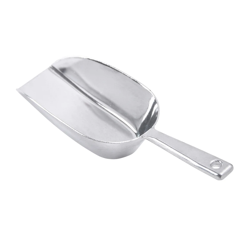 

Aluminum Alloy Ice Scoop Metal Flour Shovel for Kitchen Bar Restaurant Multi-functional Grain Scooper Spoon Ice Cube Tool