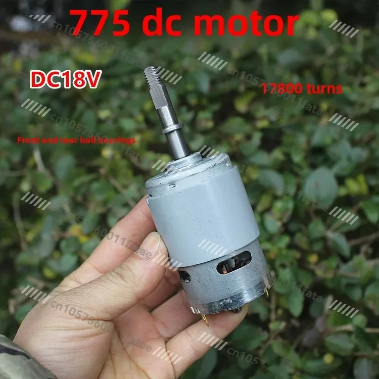 Double Ball Bearing 775 Motor, High-speed, High-torque and High-power Generator, DC 12-24V Motor
