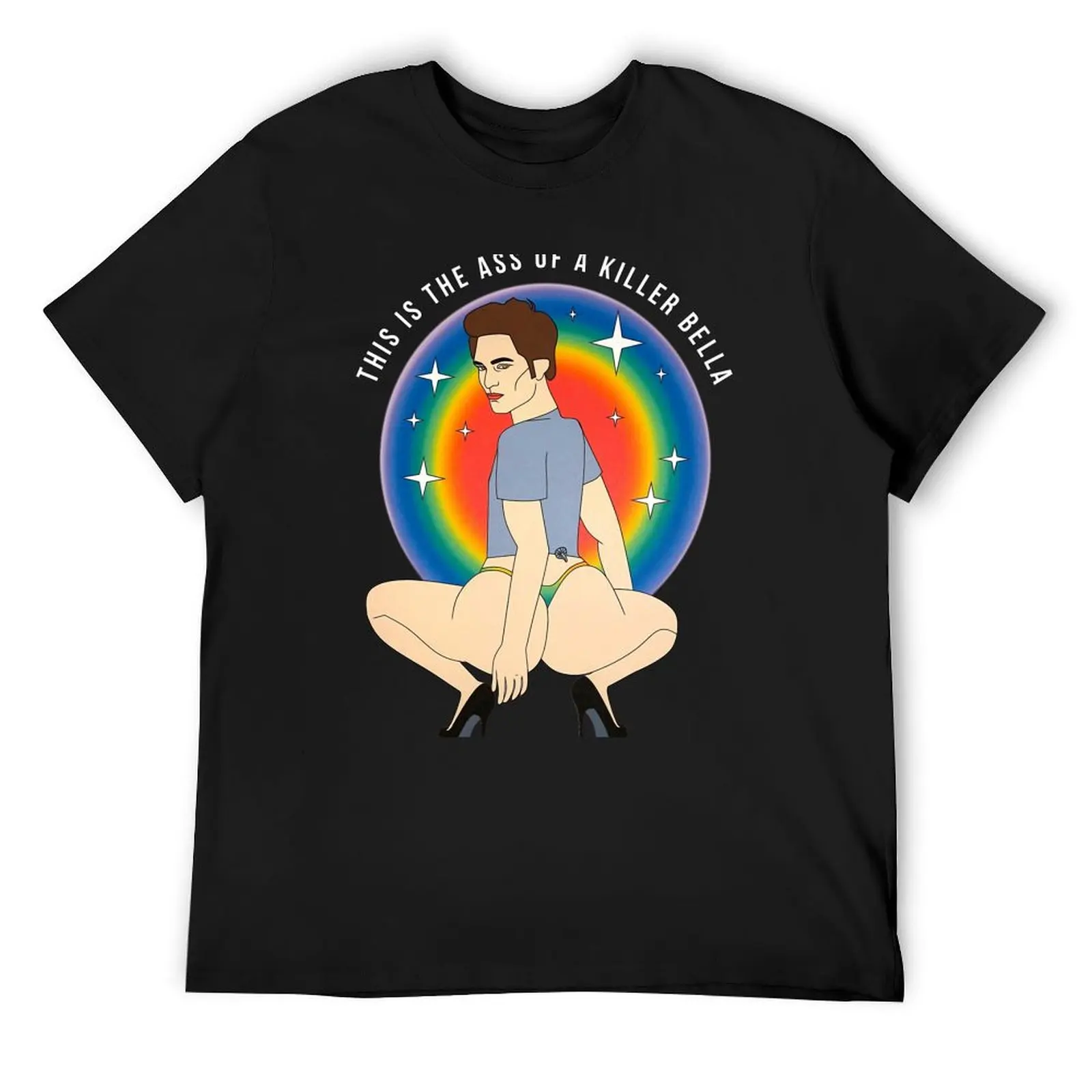 This Is The Ass Of A Killer Bella Funny LGBTQ Support Pride T-Shirt boys animal print anime tshirt mens t shirts