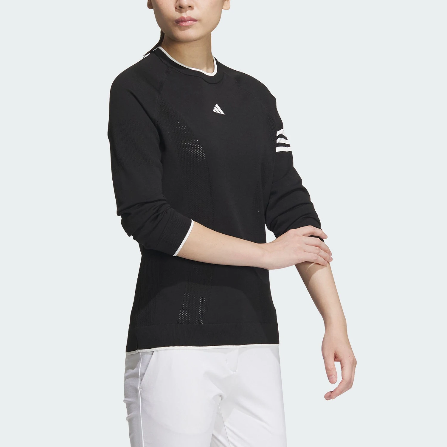 Adidas Originals W 3ST FF CREW Women's Golf Casual Sweatshirt IK9798