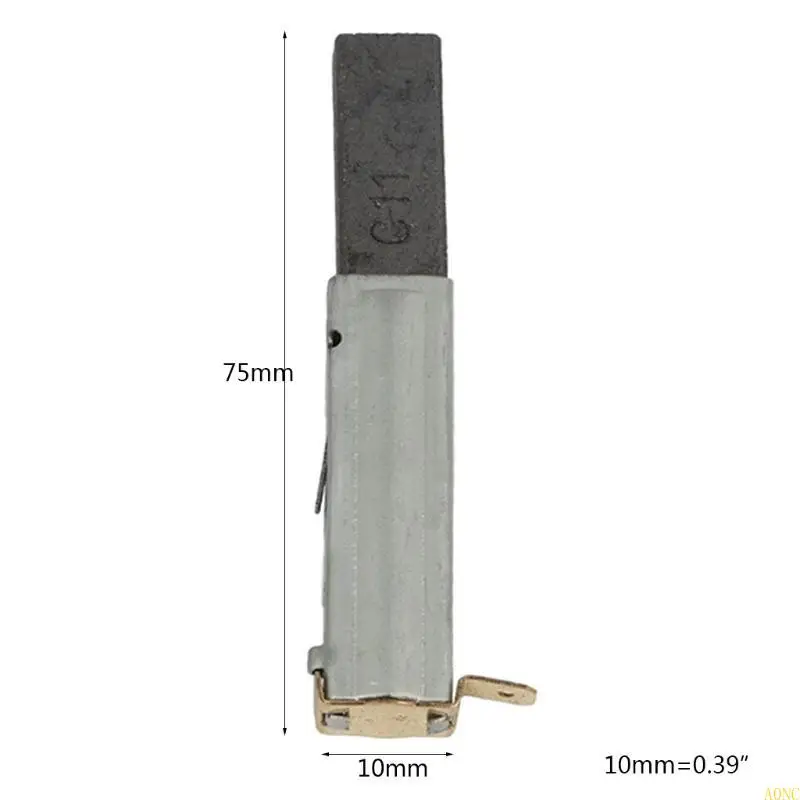 A0NC cepillo carbón duradero, cepillo carbón para Motor eléctrico Universal, repuesto para aspiradora, maquinaria