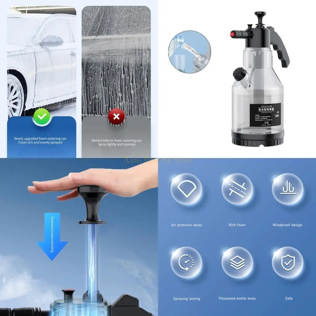 

J0MA FOAM SPRAYER CAR WAM POAM BOTTLE 2LITERS FOAM CAR WAMA POAM SPRAYER Ручное давление