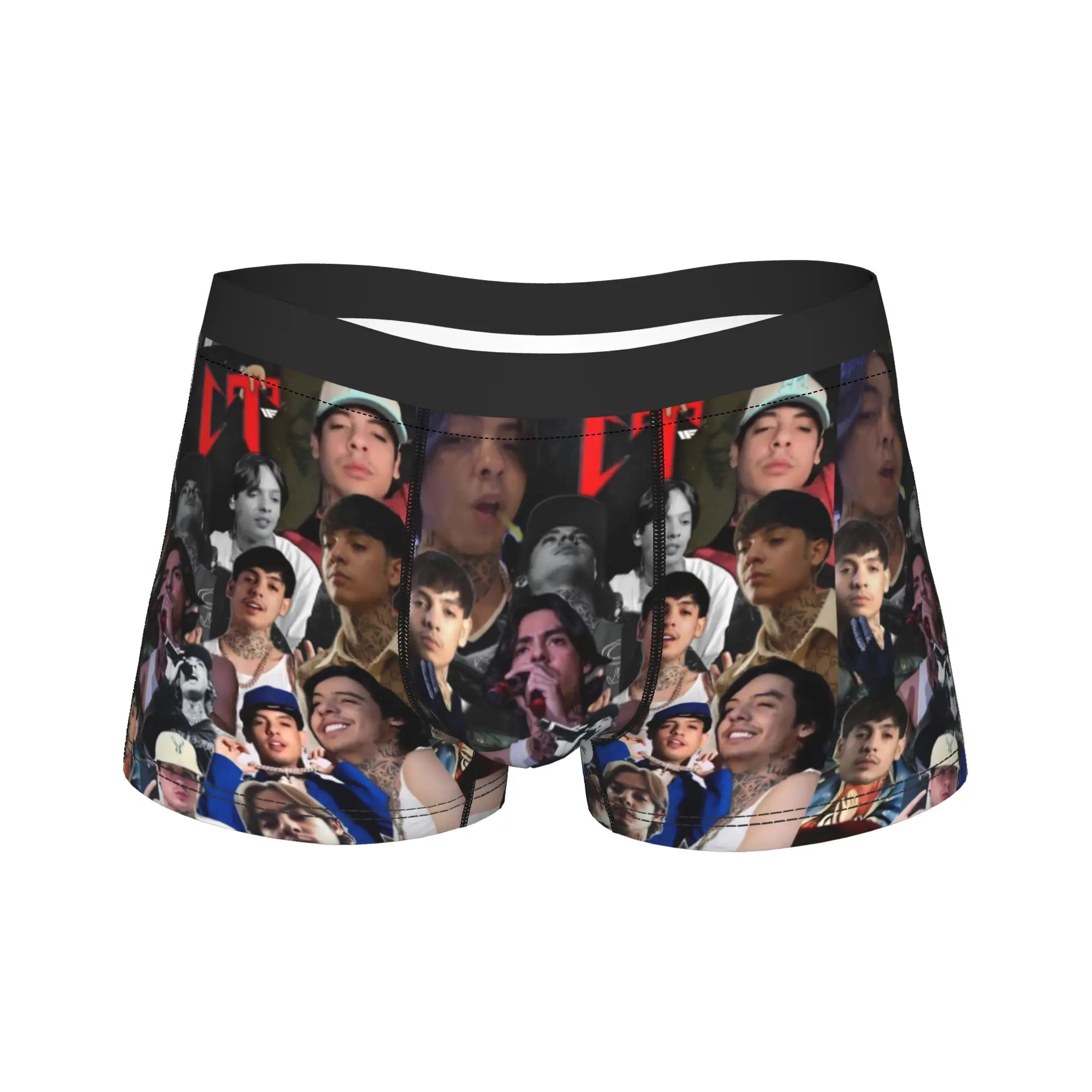 

Natanael Cano Mexican Rapper Musician Underwear Males Boxer Brief Funny Trunk High Quality Printed Plus Size Panties