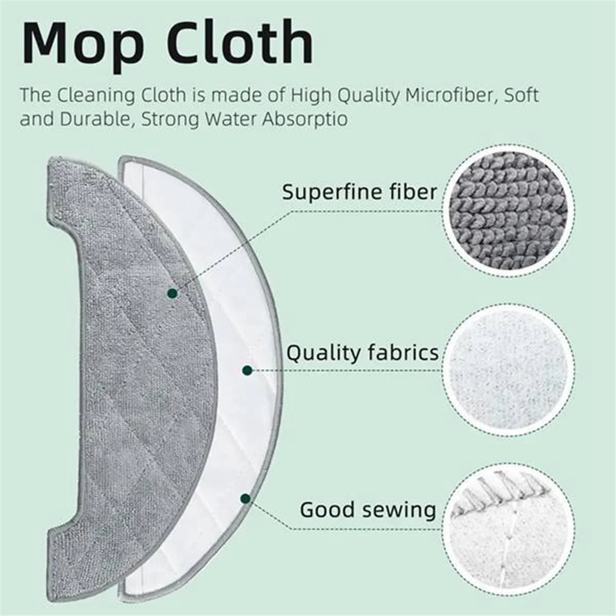 A97G 13 шт. комплект аксессуаров для робота-пылесоса L11 L11 Pro, основная боковая щетка, фильтр Hepa, швабра, тканевый мешок для пыли