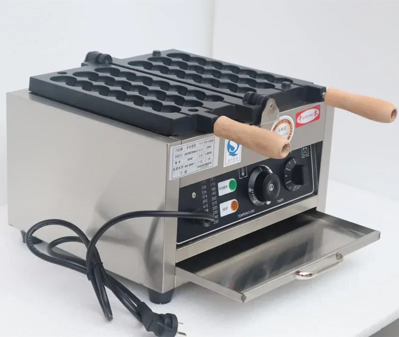 commercial electric non-stick snack round Ball  Bubble machine Skewer Waffle maker