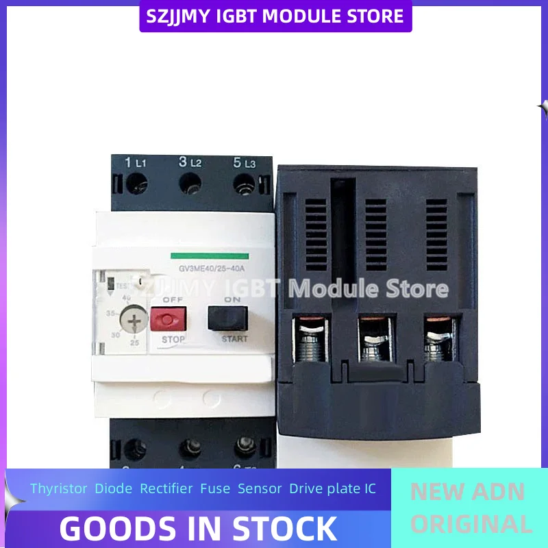 

GV3-ME40C 25-40A GV3-ME50C 37-50A GV3-ME63C 40-63A GV3-ME80 56-80A NEW ORIGINAL Protection circuit breaker IN STOCK