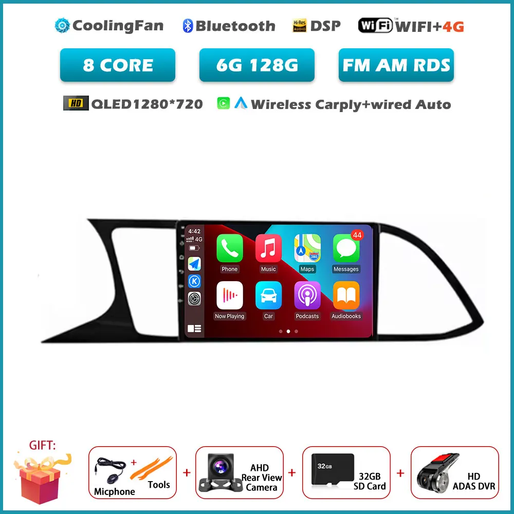 Voor Seat Leon MK3 5F 2012-2018 Carplay DSP 4G WIFI Android Alles In Een Auto Intelligent Systeem Autoradio video GEEN 2DIN DVD