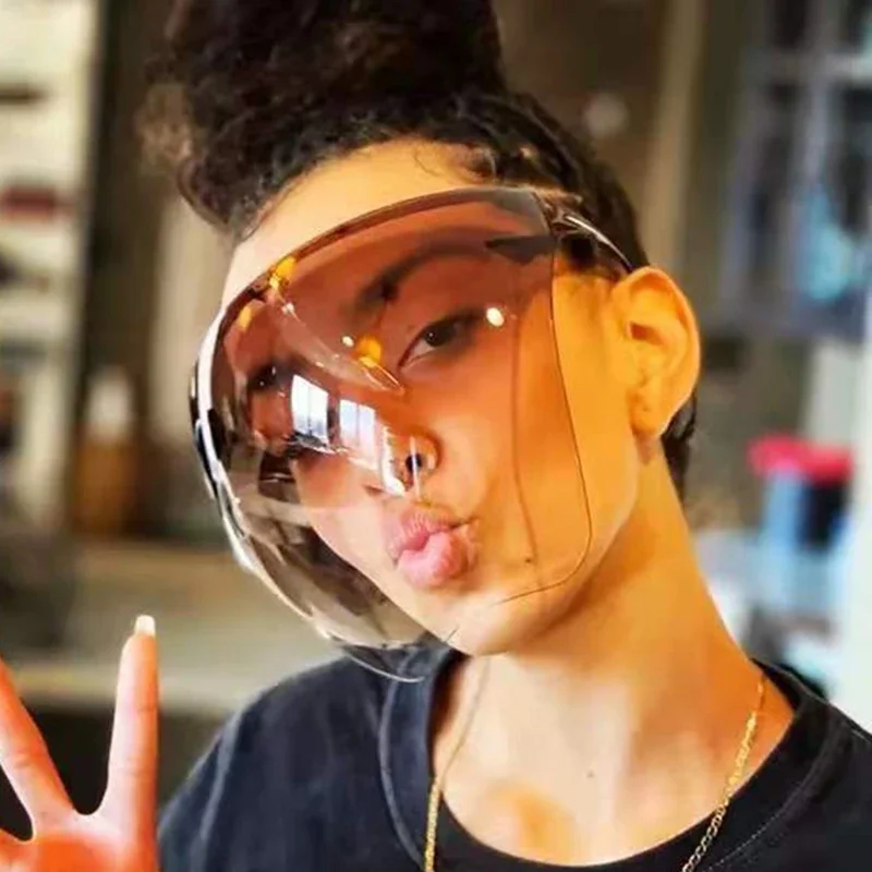 Huge Outdoor Sport Goggle Sunglasses Women For Men Vintage Sun Glasses Punk Oversized Protective Wrapped Mask Cycling Eyewear UV - view 5