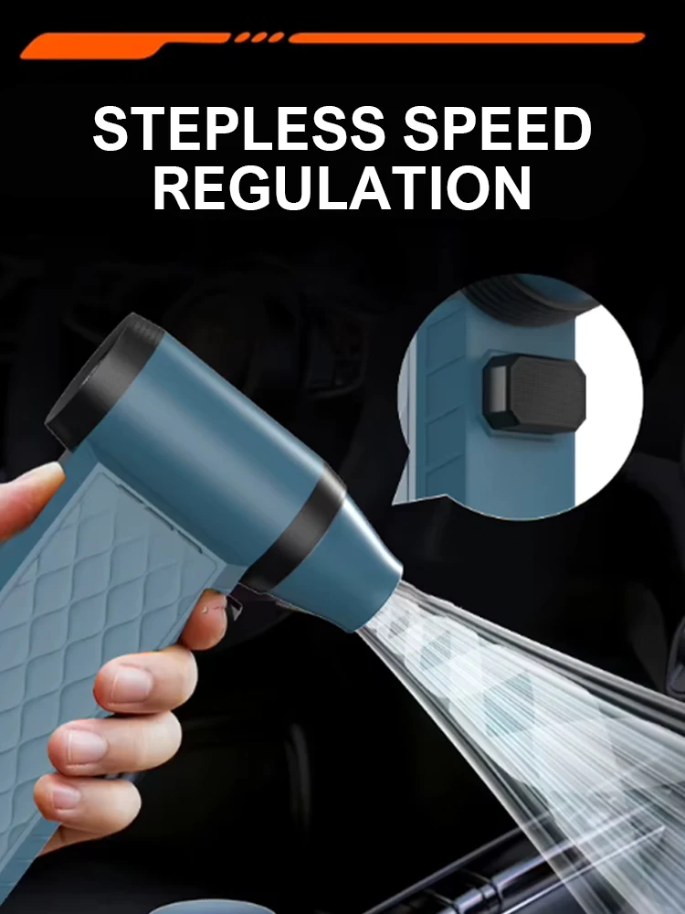 200000RPM Mini Turbo Jet Fan 430g Thrust High-Speed Brushless Motor Electric Air Duster Adjustable wind speed Violent Car Blower