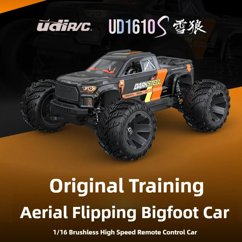 

UDIRC 1610S RC Внедорожник 1/16 4WD Бесщеточный большой автомобиль для восхождения на ногах Электрический пульт дистанционного управления с 2,4G