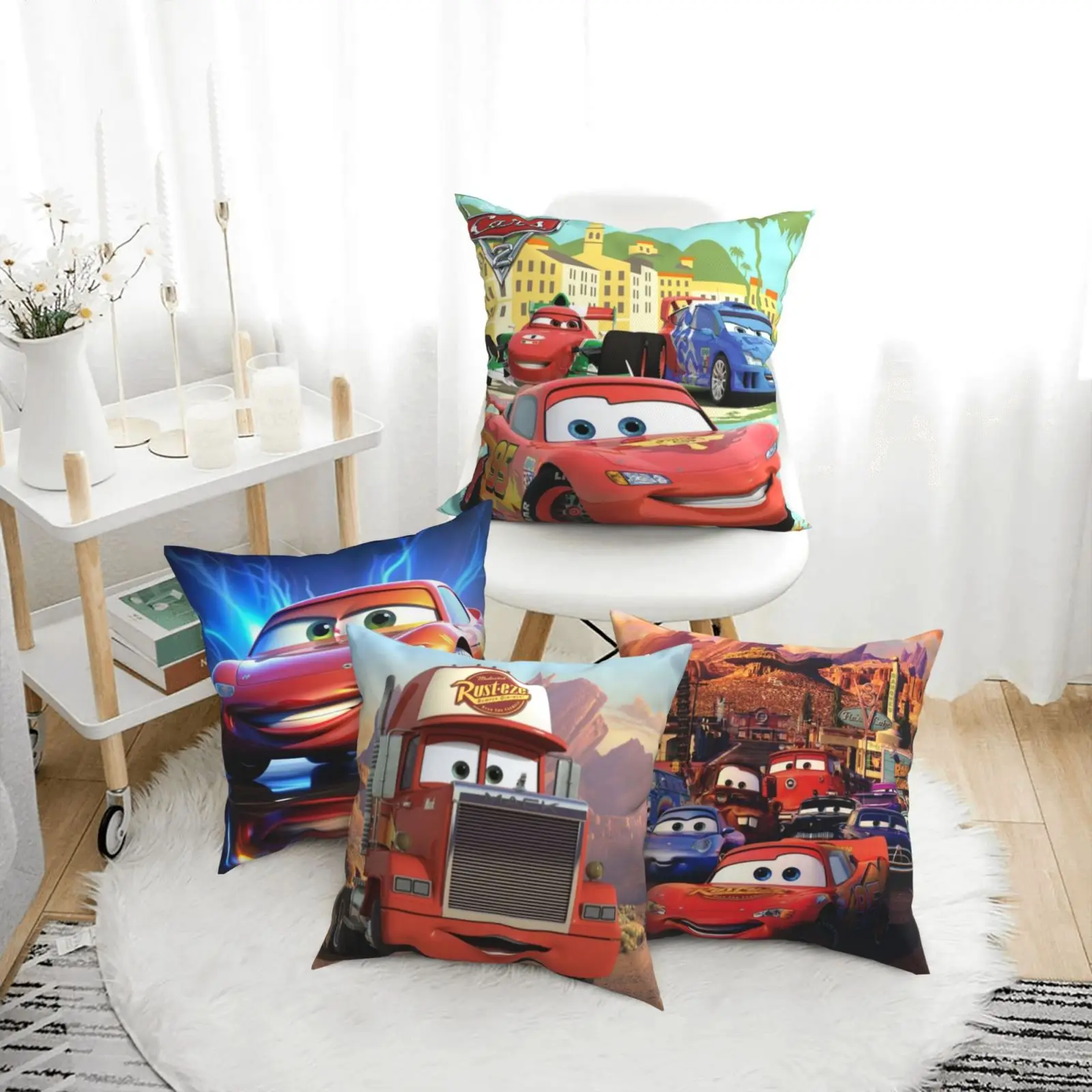 

New Disney Cars cartoon cushion cover Home decoration sofa pillowcase