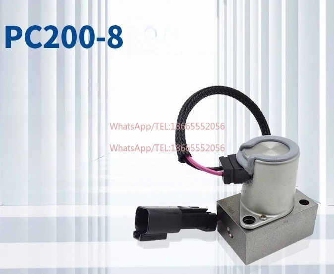 

PC200-8 excavator hydraulic pump solenoid valve 702-21-5750 0 proportion solenoid valve, main pump solenoid valve