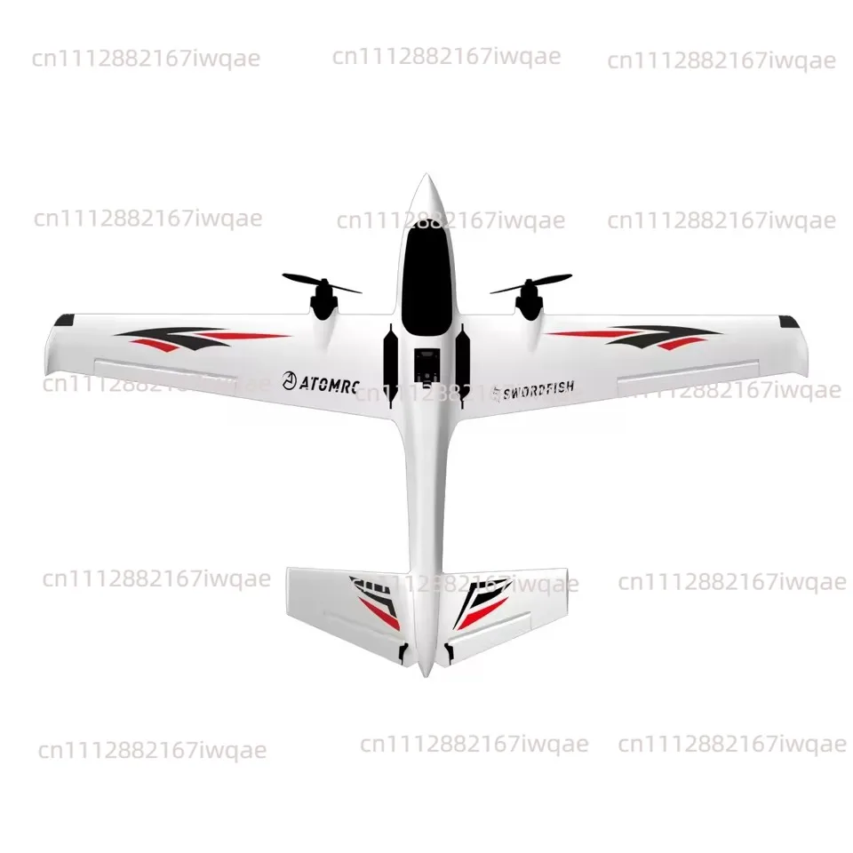Fixed-wing Model Aircraft Fpv Swordfish Double-engine V-tail Remote Control Long-range Crossing Aircraft
