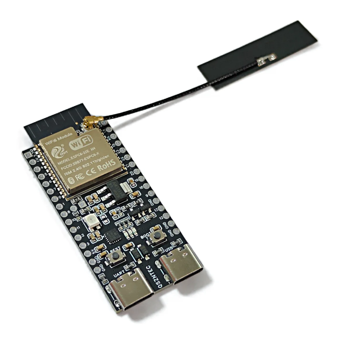 ESP32-C6 USB for CP2102 Carry ESP32-C6 N4 Wi-Fi 6 BLE Zigbee Thread Development Board ESP32-C6