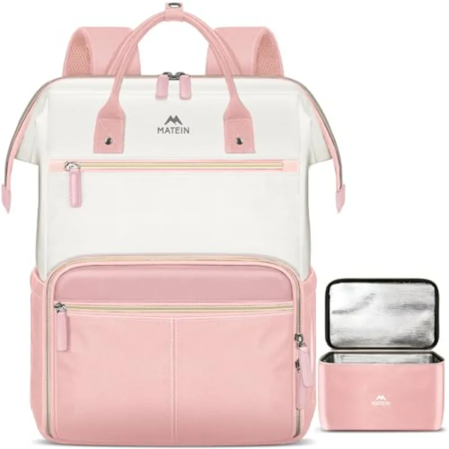 Lunch Backpack for Women Work Backpack with Laptop Compartment College Computer Lunchbox Backpacks with sulated Lunch box Meal