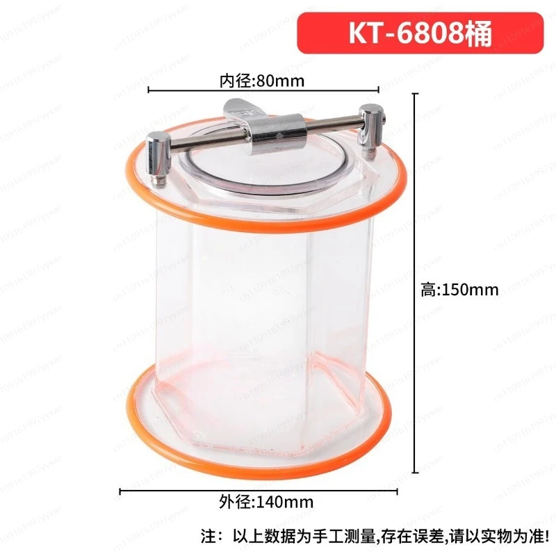 Capacity 3 kg Rotary Drum/bucket For KT-6808 Tumbler For Polishing Machine, Jewelry Polishing Barrel