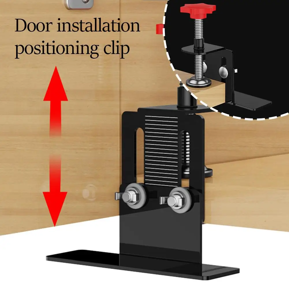 Cabinet Door Mounting Jig Cabinets Frame Clamp Household Door Install Clip Support Tools Woodworking Hidden Positioning Mou I2W8