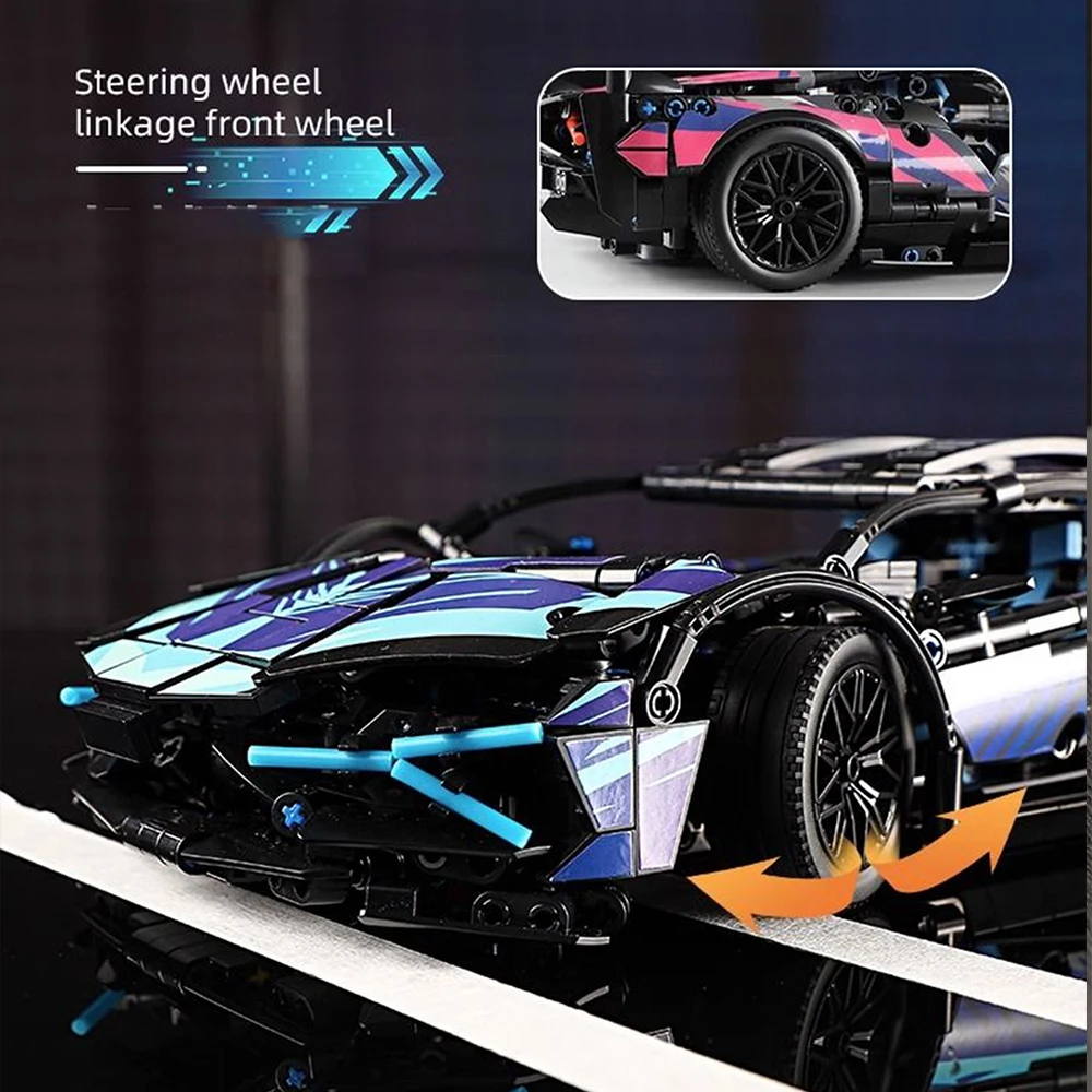 Technical Racing Sport Car 1314PCS Model Building Blocks City Mechanical Speed Vehicle Supercar Brick Puzzle Toys Kid Adult Gift