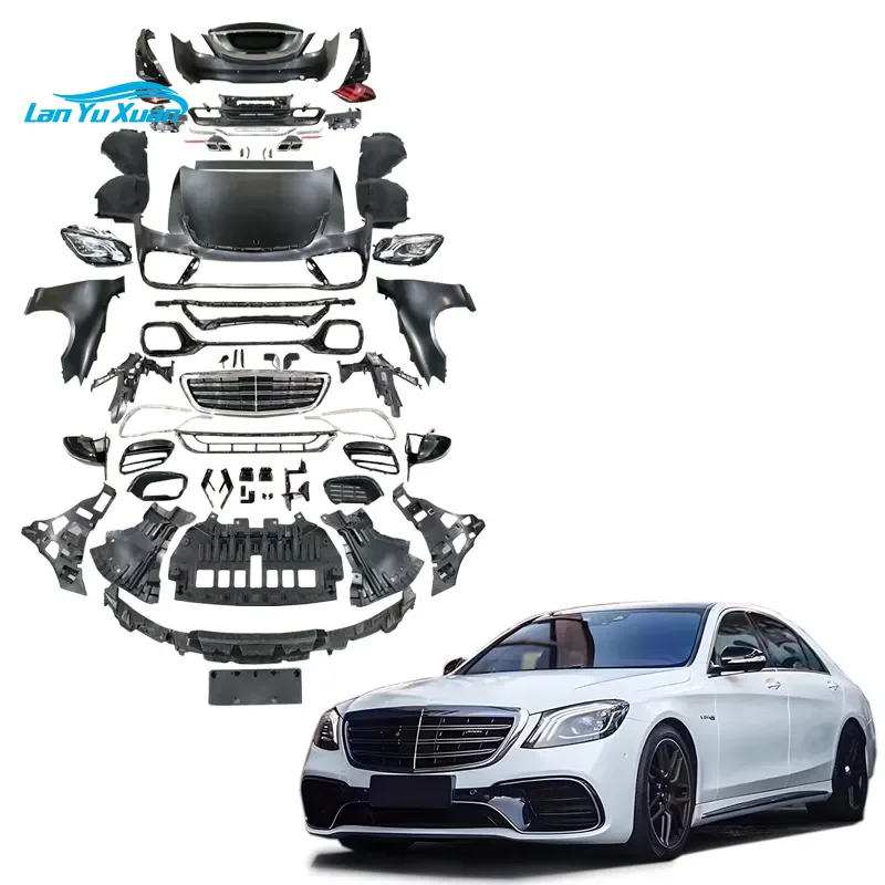 Wholesale Hot Selling For Benz S Class W221 Upgrade To W222 S63 Amg Bodykit Old Upgrade New Front Bumper Grille