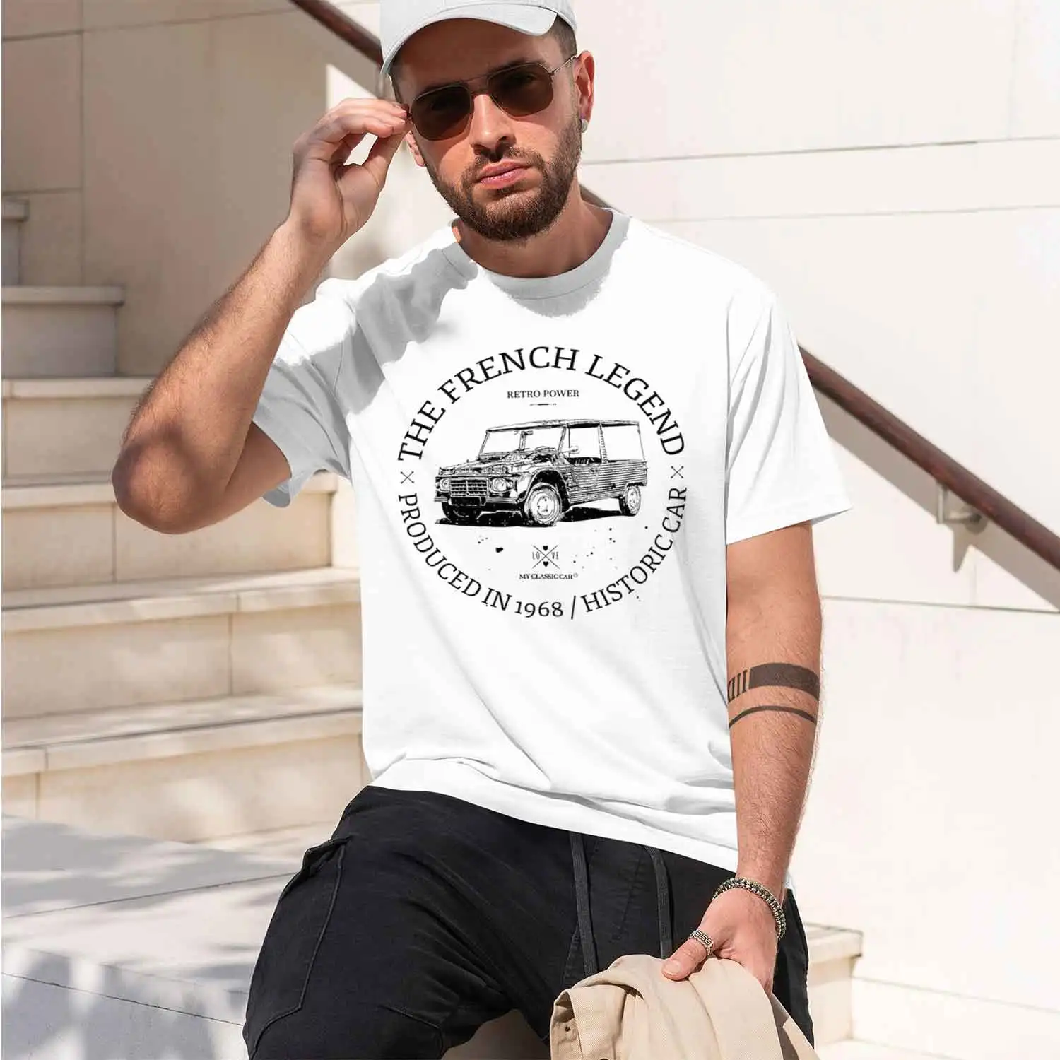 CitroÃ n Mehari Classic T Shirt vintage Washed Breathable Casual Comfortable graphic fashion homme For Everyday Wear 2026 New Mo