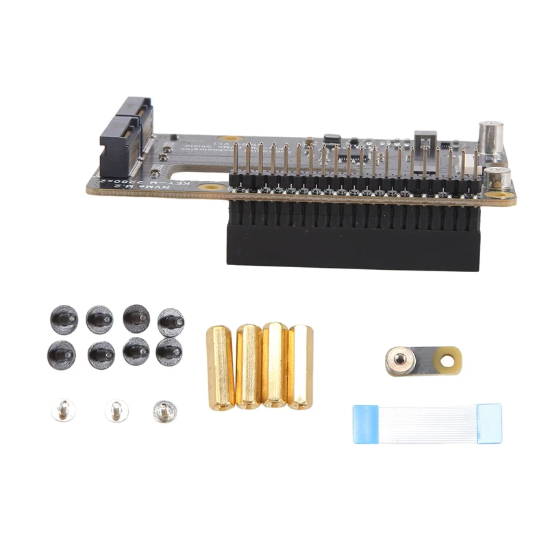

Advanced X1004 For Raspberry Pi 5 PCIE To M.2 NVME Dual SSD Expansion Board Double 2280 Black PCB NOT Support BOOT From NVME SSD