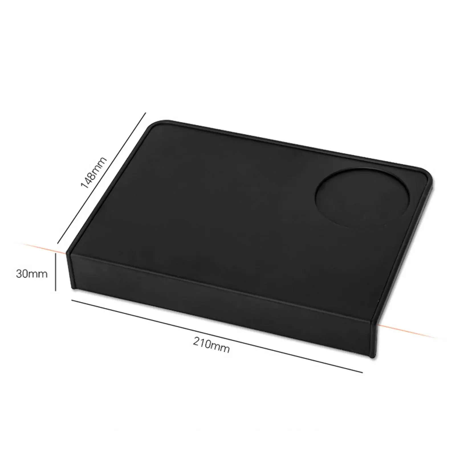 Подушка для тампера для кофе, инструмент для тампера для кофе, прочный силикон для бара, домашнего стола