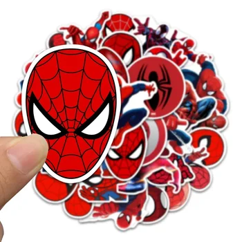 35-50PCS Disney Spider Manอะนิเมะสติกเกอร์ของเล่นDecals DIYสเก็ตบอร์ดเครื่องเขียนโน้ตบุ๊คแล็ปท็อปสติกเกอร์การ์ตูนสําหรับเด็ก