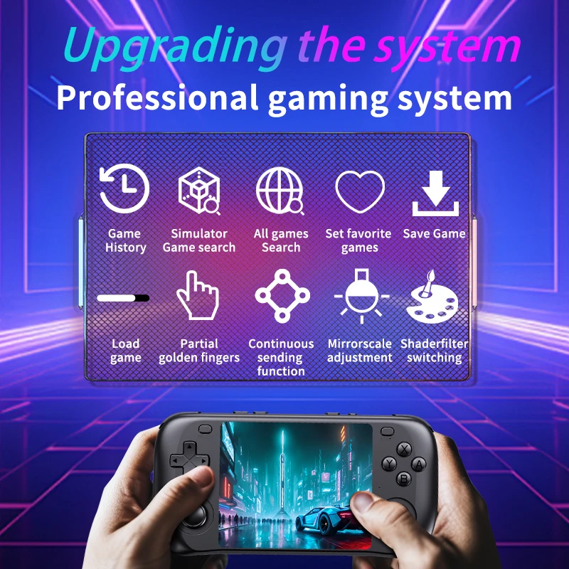 H36S A133P chipset Retro Viedo console de jogos tela IPS de 3,5 polegadas console de jogos portátil retrô presentes de feriado para crianças e BF