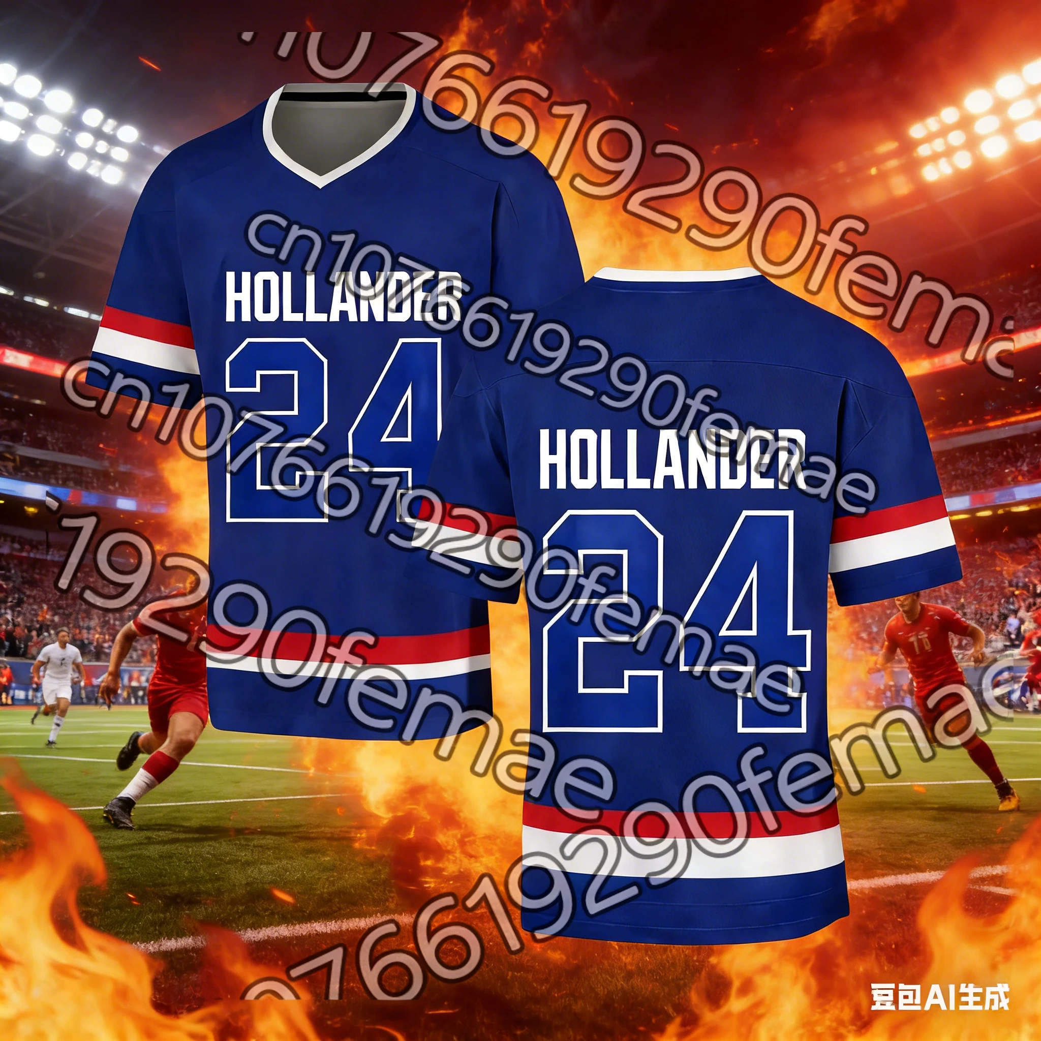 

"Heated Rivalry" Themed Casual Sports Shirt Hockey Star Print T-Shirt Rozanov Style Jersey TV Merch，V-Neck T-Shirt