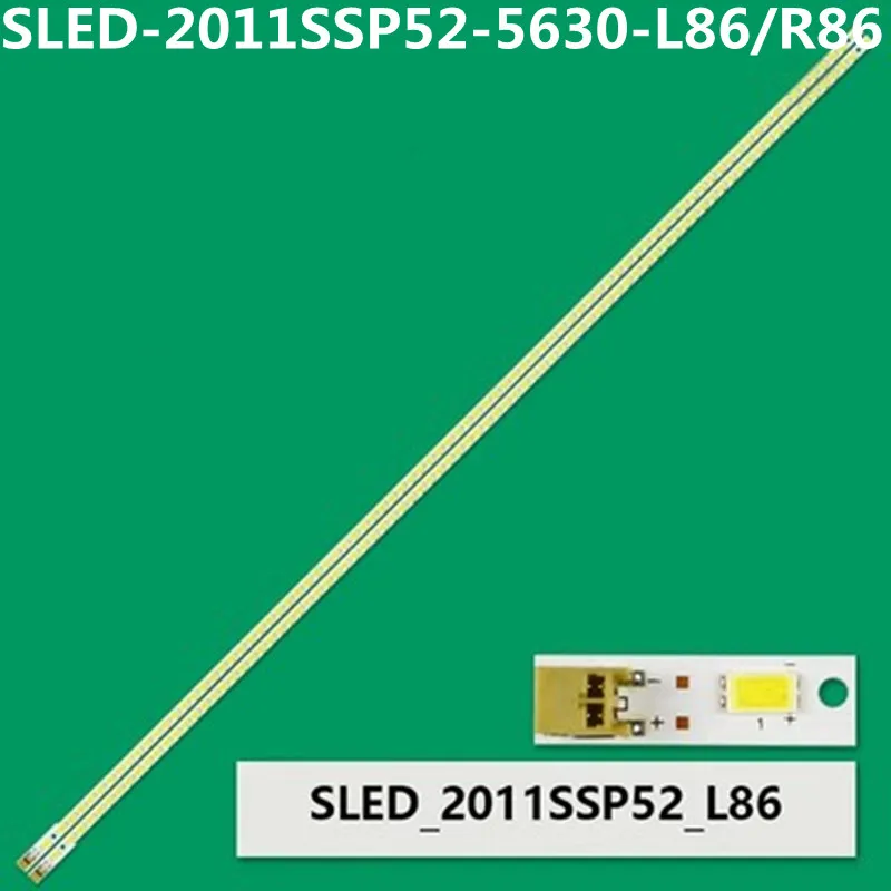 LEDバックライトストリップ,LCD-52LX755A,52lx840a,52lx845a,52lx930a,52lx960a,ノースリーブd_2011ssp52_l86/rk520d3gvrcx lk520d3g60h,4個