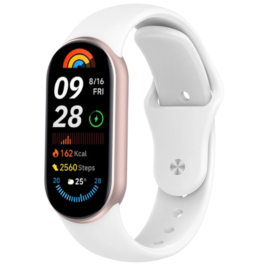 Silikonarmband für Xiaomi Mi Band 11/10/9/8 Sport Ersatzarmband für Xiaomi Mi Band 8 9 10 Smartwatch-Zubehör – Detail 6