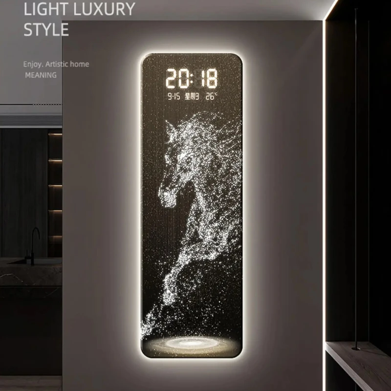 

Art Mural Wall Clocks Luxury Digital Large Aesthetic Restaurant Relaxing Wall Watch Fashion Relogio De Parede Room Decorations