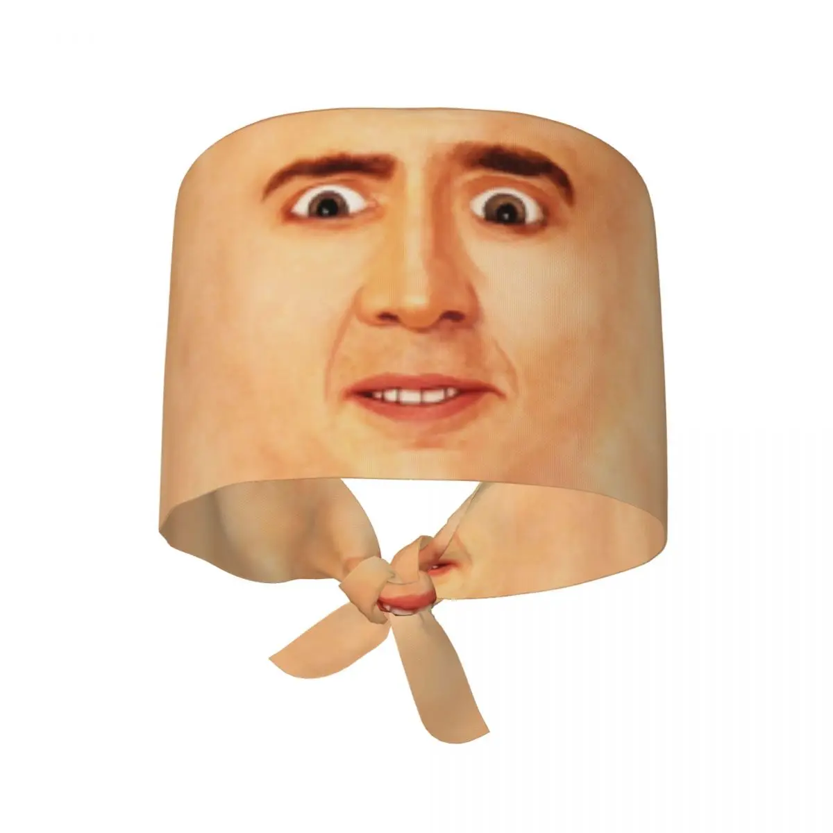 Nicolas Cage Scrub Hats Vintage Nicolas Cage Funny Faces Tooth Check Surgical Caps Health Service Nursing Working Caps Hat