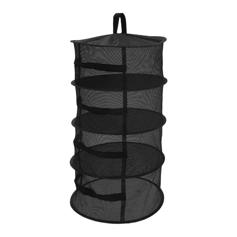 ABHU Herb Drying Net With Zippers Herb Dryer Mesh Tray Drying Rack Flowers Buds