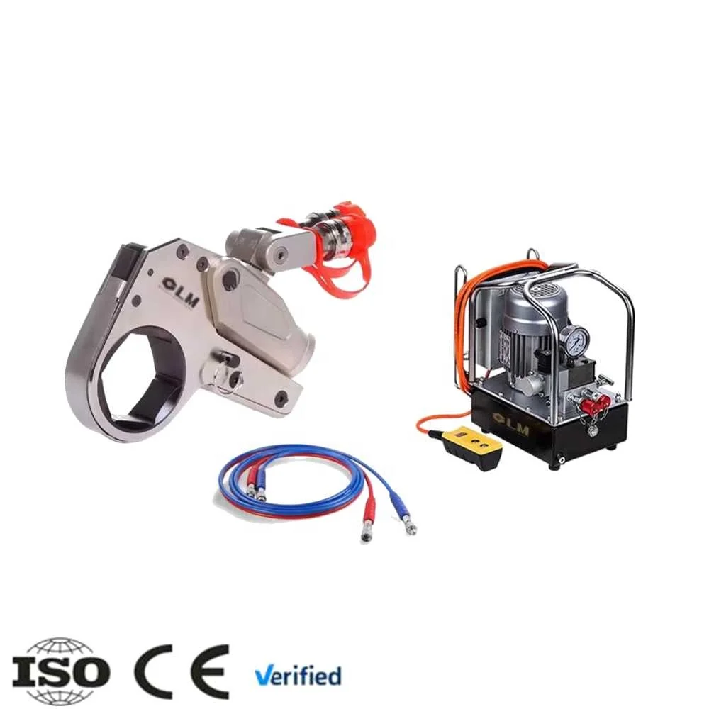 le Hollow  Hydraulic Torque Wrench10000psi 10000 Ft.lbs Hydraulic Limited Space Steel Low Profi